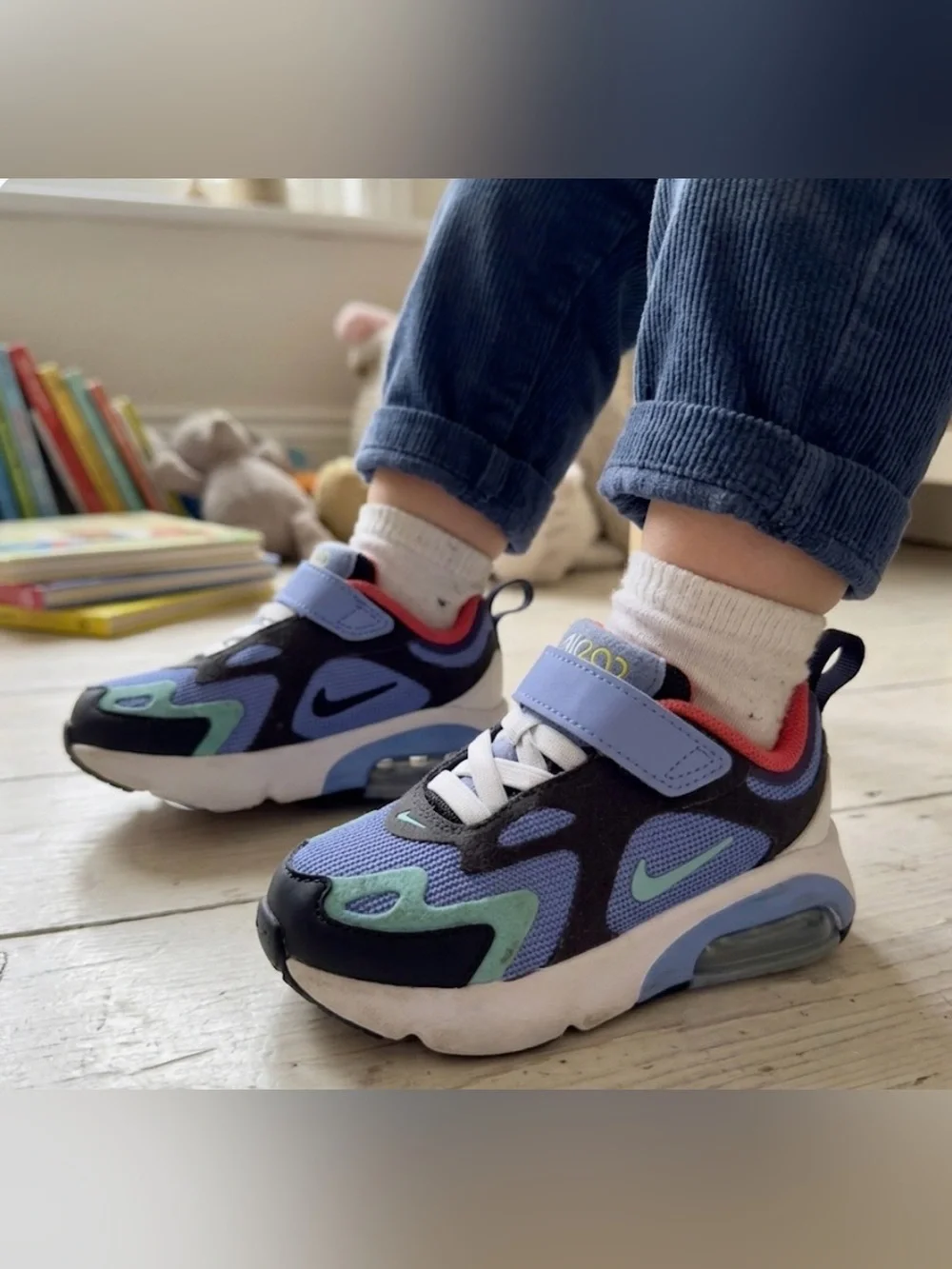 Nike Air Max 200 'Royal Pulse' Sneakers Kids Toddlers/ Children Size 6
